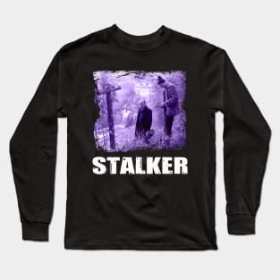 STALKERs Silhouette Mystical Threads from Tarkovsky's Cinematic Masterpiece Grace Your Tee Long Sleeve T-Shirt